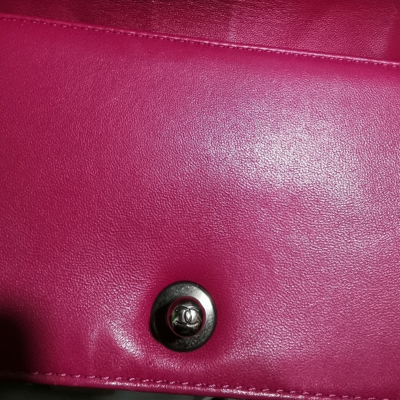 (Sold)100% Authentic Channel  Mini Boy Shoulder Crossbody Velvet Leather - Picture 15 of 16